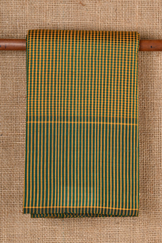 Muthu Kattam Dark Green Koorainadu Silk Cotton Saree