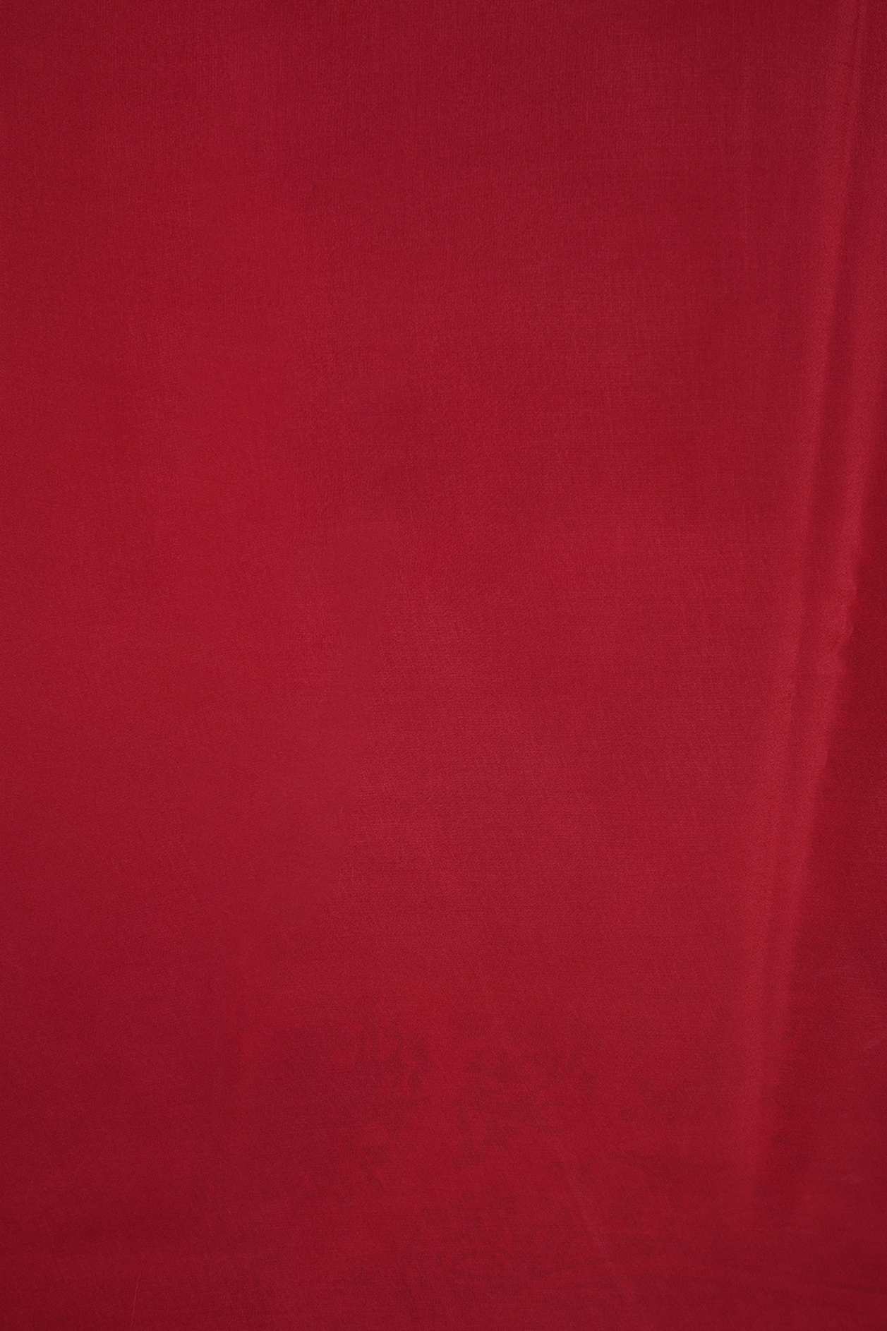 Ogee Printed Design Crimson Red Crepe Saree