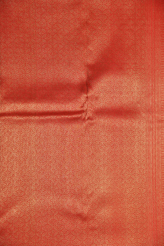 Paisley Border Vanasingaram Design Crimson Red Kanchipuram Silk Saree