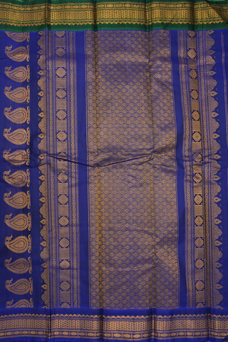 Ganga Jamuna Border Pastel Tan Gadwal Cotton Saree