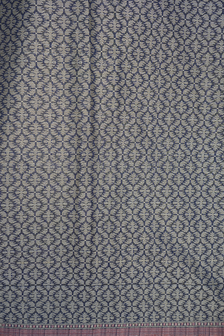 Paisley Design Prussian Blue Kota Cotton Saree