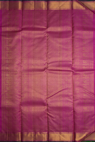 Paisley Zari Motifs Multicolor Kanchipuram Silk Saree