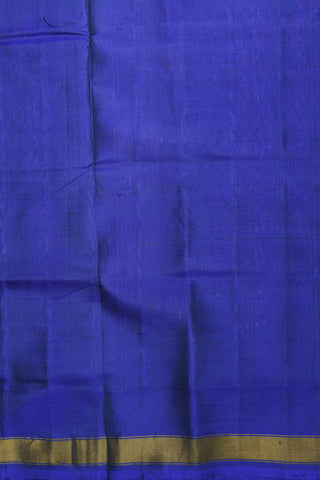Geometric Pattern Indigo Blue Patola Silk Saree