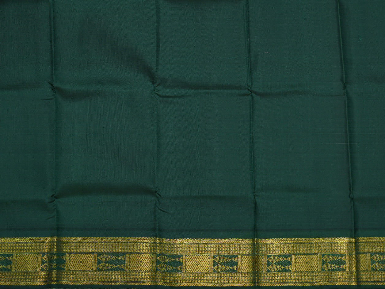 Meen And Arai Madam Design Gold Zari Border Multicolor Pavadai Sattai Material