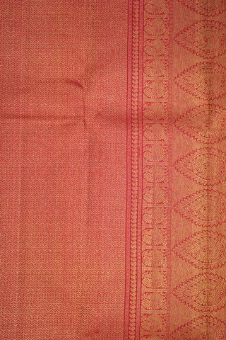Peacock And Chakram Zari Checked Multicolor Kanchipuram Silk Saree
