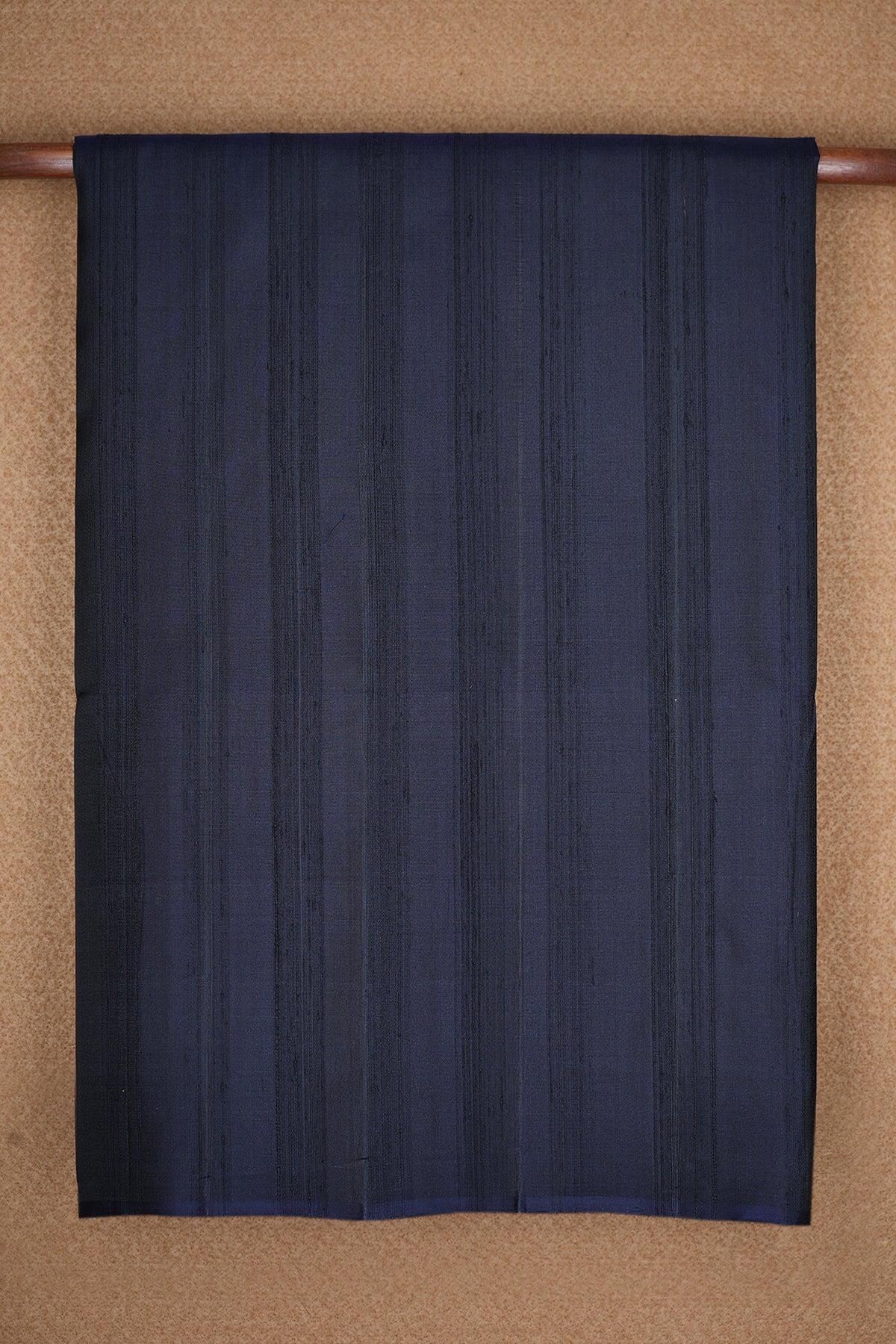 Plain Navy Blue Soft Silk Saree