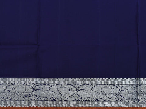 Plain Teal Blue Pavadai Sattai Material