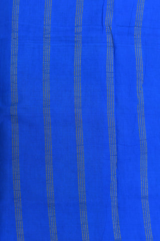 Printed Dots With Annam Border Navy Blue Sungudi Cotton Saree