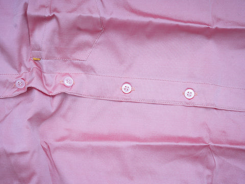 Regular Collar Pastel Pink Art Silk Shirt With Velcro Dhoti Set