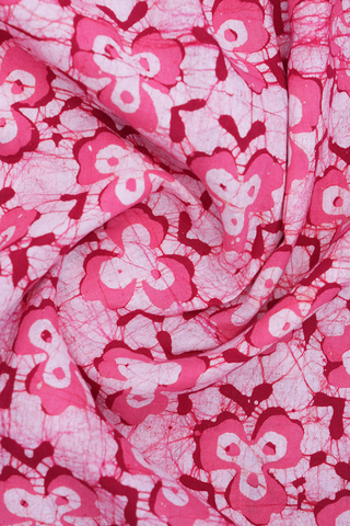 Regular Collar Dabbu Printed Shads Of Pink Cotton Shirt