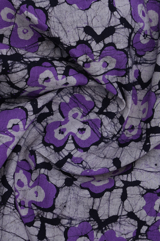 Regular Collar Dabbu Printed Shades Of Purple Cotton Shirt