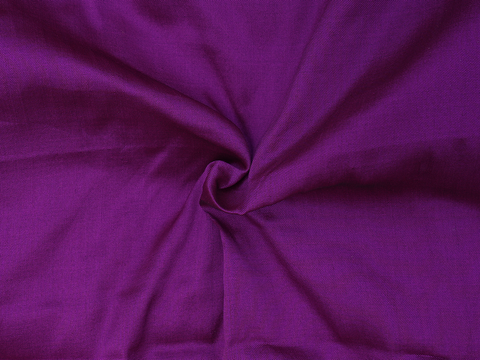 Regular Collar Purple Rose Art Silk Shirt With Velcro Dhoti Set