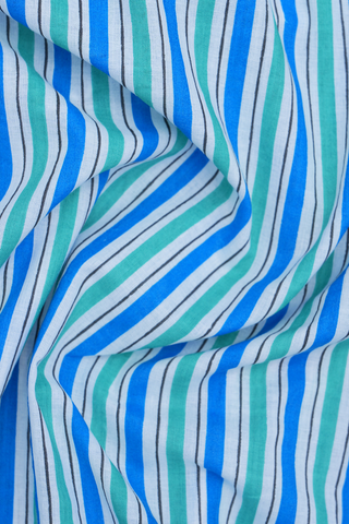 Regular Collar Stripes Design Multicolor Cotton Shirt