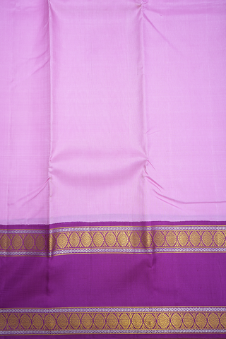 Rettai Pettu Border Orchid Purple Kanchipuram Silk Saree