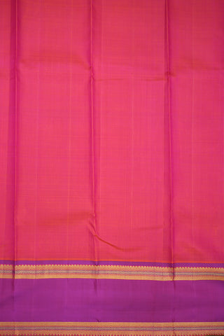 Rettai Pettu Zari Border Black And Grey Kanchipuram Silk Saree