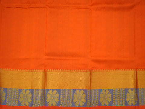 Rudraksh Buttas Peacock Blue Silk Pavadai Sattai Material