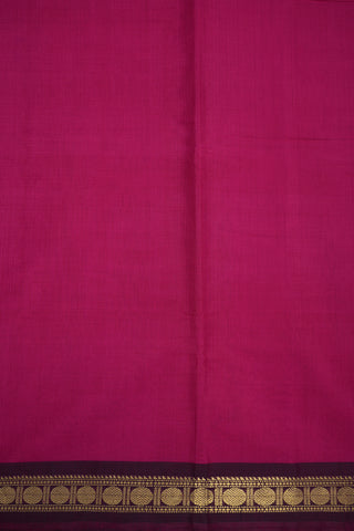 Rudraksh Zari Border Rani Pink Nine Yards Silk Cotton Saree