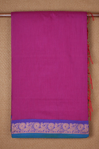 Self Jacquard Design Purple Pink Kalyani Cotton Saree