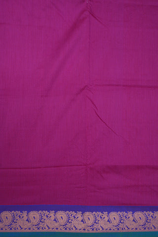 Self Jacquard Design Purple Pink Kalyani Cotton Saree