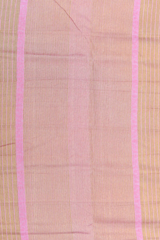 Self Woven Jacquard Design Pink Semi Raw Silk Saree