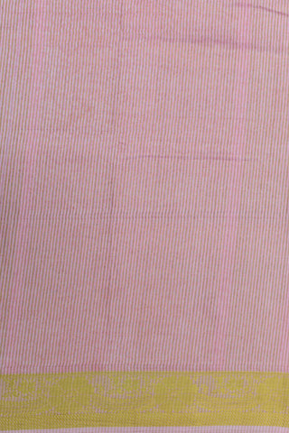 Self Woven Jacquard Design Pink Semi Raw Silk Saree