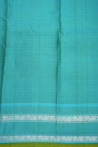 Silver Zari Border Multicolor Checks Gadwal Silk Saree