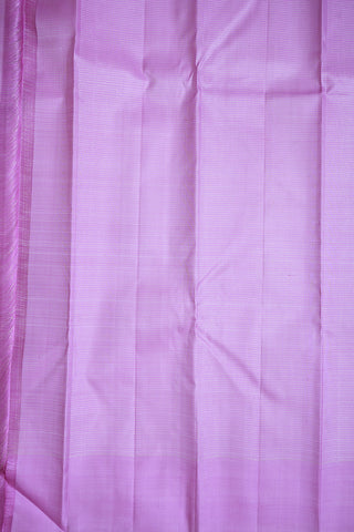 Silver Zari Checked Multicolor Kanchipuram Silk Saree