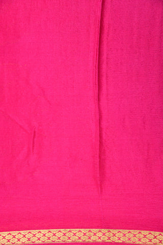 Floral Design Pink Georgette Saree