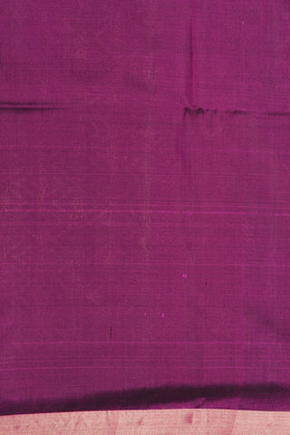 Small Bavanchi Border With Thread Work Butta Purple Soft Silk Saree
