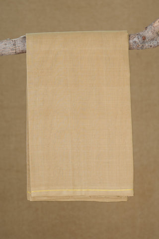 Small Thread Stripe Tan Cotton Dhoti