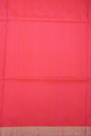 Bavanchi Border Pinkish Orange Soft Silk Saree