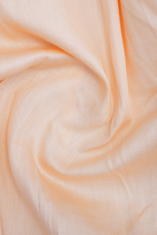 V- Split Neck Orange Cotton Salwar Set