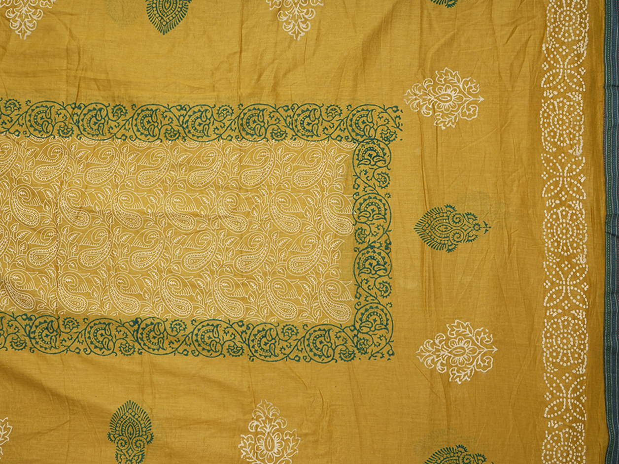 Stripes Design Celery Green Cotton Unstitched Salwar Material