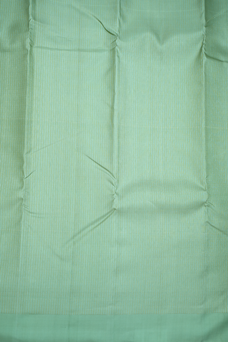 Stripes Design Pastel Green Kanchipuram Silk Saree