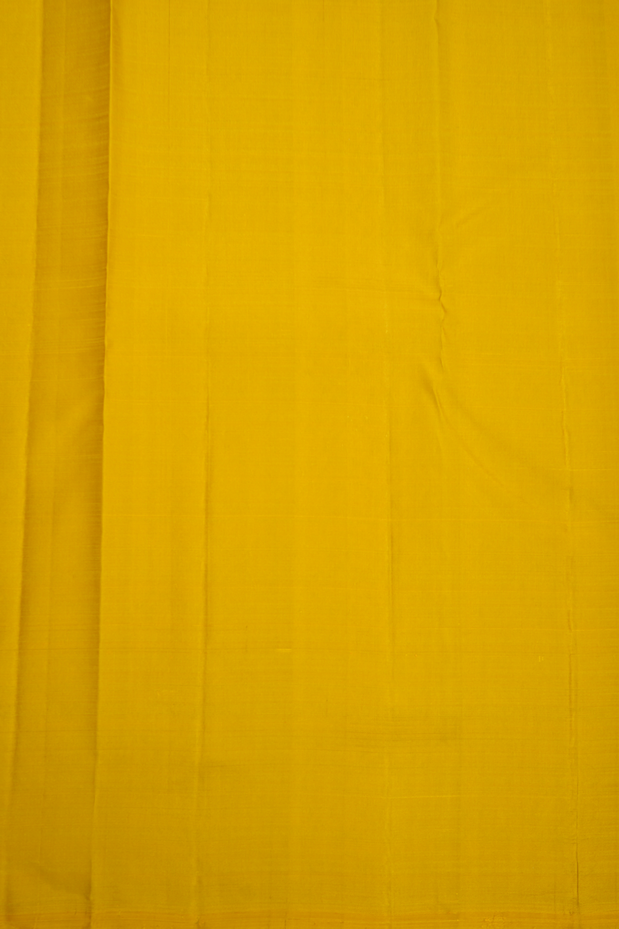 Stripes Design Sunflower Yellow Kanchipuram Silk Saree