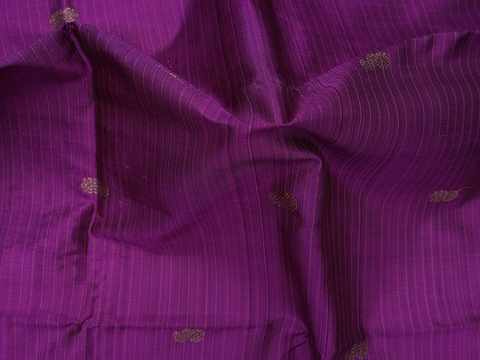 Stripes With Buttas Purple Rose Unstitched Pavadai Material