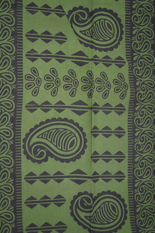 Lavangam Design Sage Green Sungudi Cotton Saree