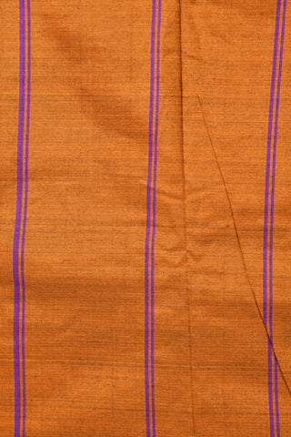 Temple Border Purple Dharwad Cotton Saree