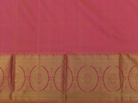 Temple And Rudraksh Buttas Purple Pavadai Sattai Material