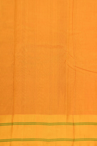 Temple Design Cotton Silk Border In Plain Maroon Kanchi Cotton Saree