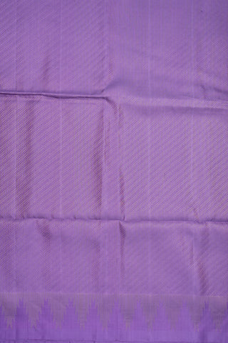 Diagonal Zari Design Lavender Soft Silk Saree