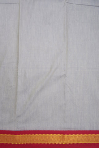 Thoranam Zari Border Grey Beige Apoorva Semi Silk Saree
