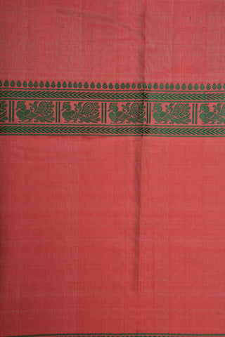 Thread Work Border With Beige Kanchipuram Silk Saree