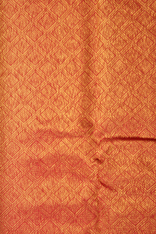 Thread Work Geometric Design Maroon Kanchipuram Silk Saree