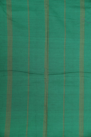 Thread Work Stripes Border In Plain Magenta Purple Dharwad Cotton Saree