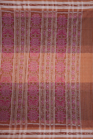Small Border Multicolor Pochampally Cotton Saree