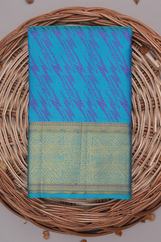 Threadwork Design Cerulean Blue Manvasanai Collection