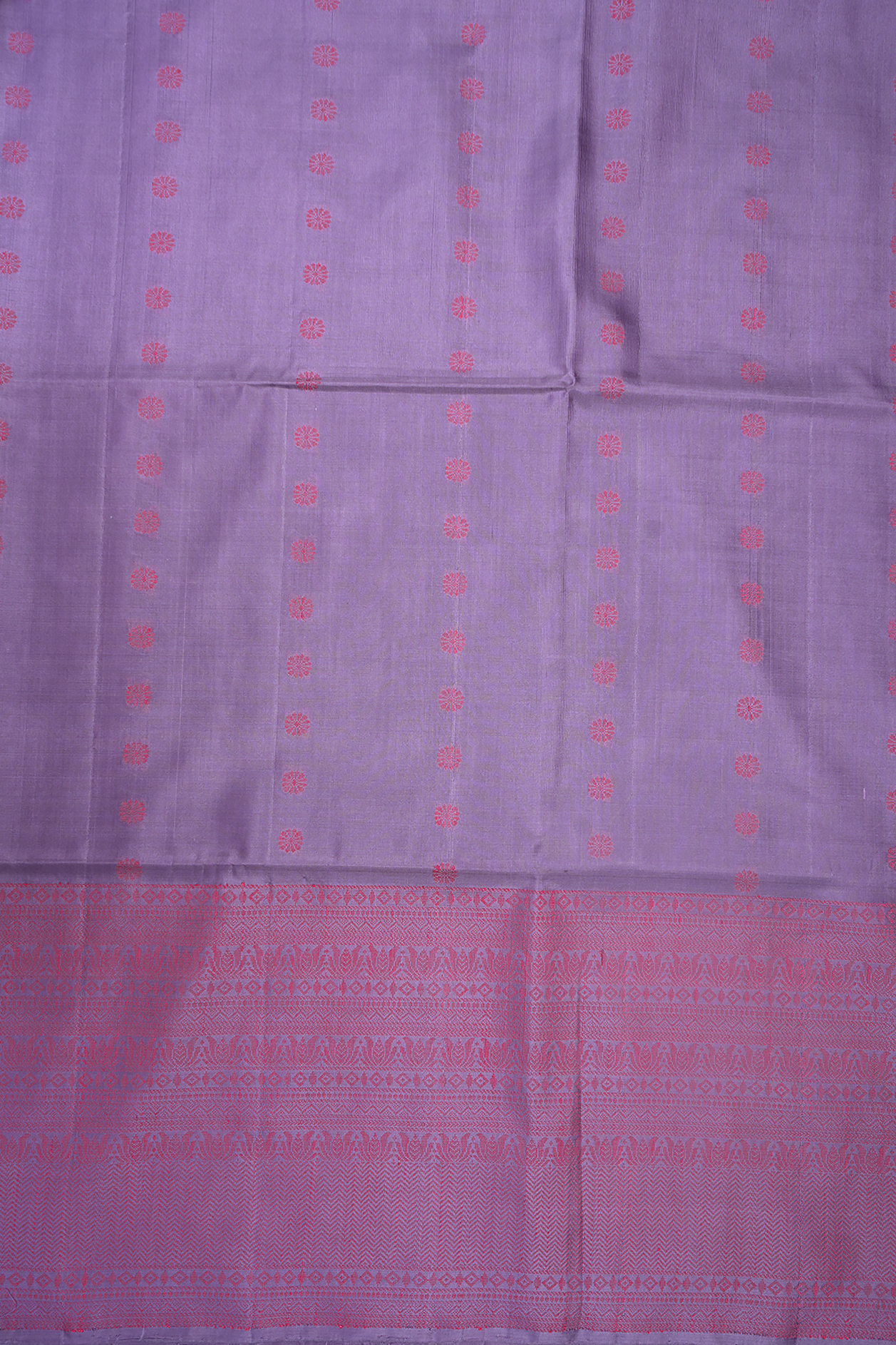 Threadwork Motifs Dusty Purple Soft Silk Saree