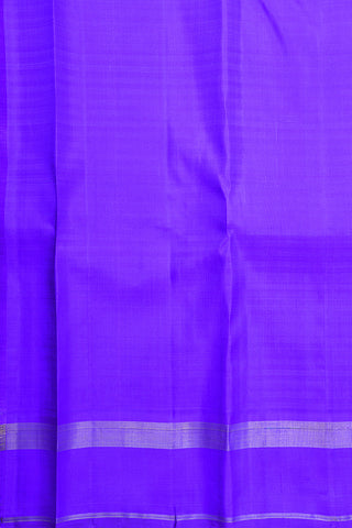 Threadwork Stripes Shade Of Blue Kanchipuram Silk Saree