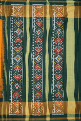 Tie And Dye Design Honey Orange Bandhani Silk Saree